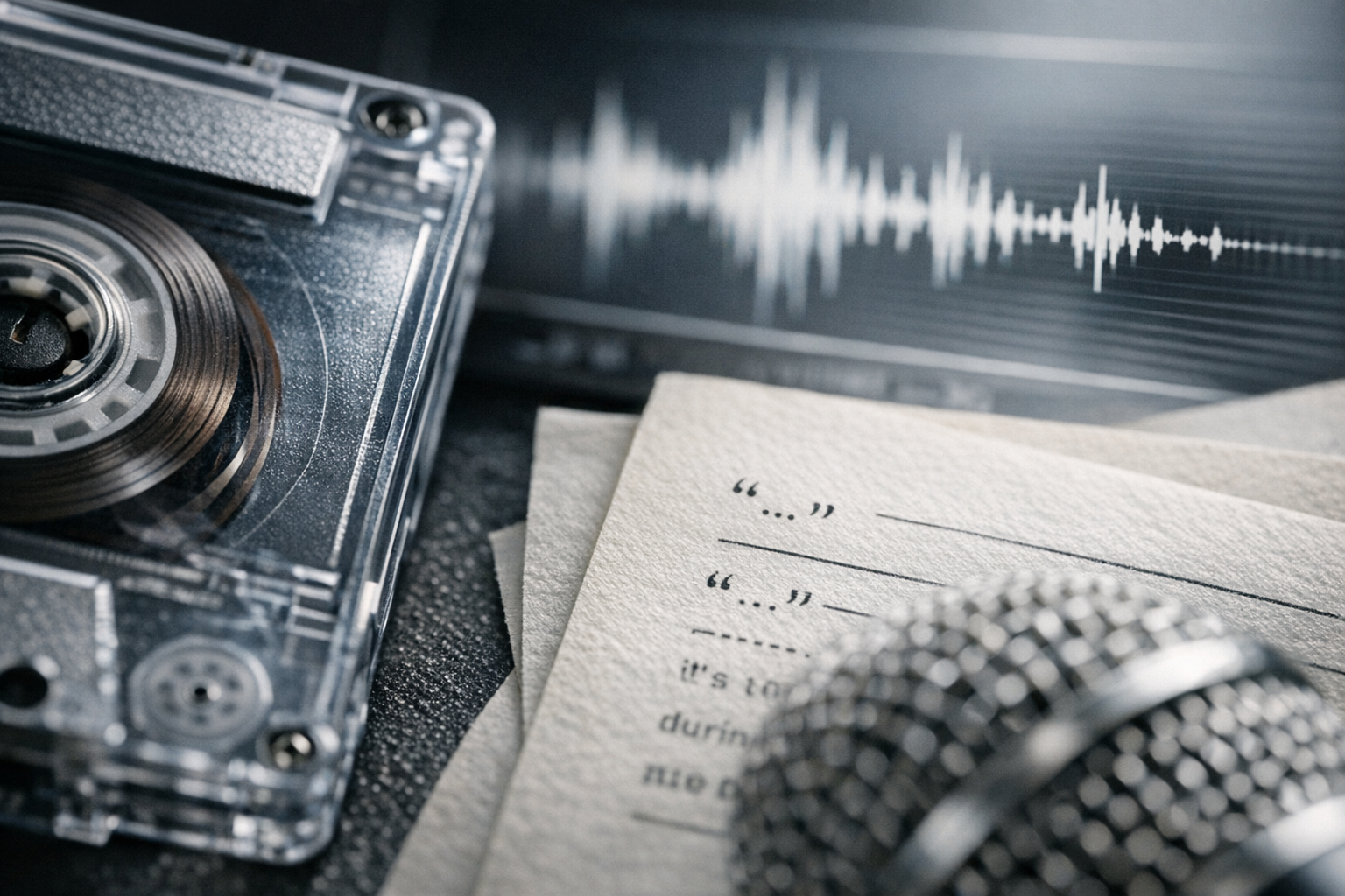 Accuracy Benchmarks: Noise, Accents, and Jargon, in the context of audio digitization ai converting speech podcasts archives.